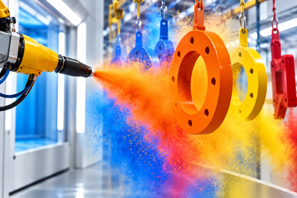 Colourful powder coating of industrial metal parts - Coatings Expo Vietnam